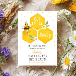 Little Honey Birthday Einladung Biene Day Bee Part