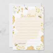 Little Honey Birthday Time Capsule Card Einladung (Vorderseite)