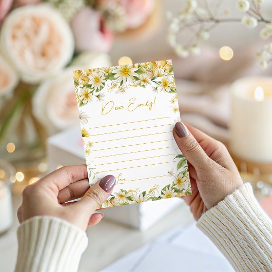 Little Honey Birthday Time Capsule Card Einladung