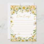 Little Honey Birthday Time Capsule Card Einladung (Vorderseite)