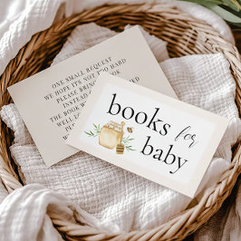 Little Honey Books For Baby Bee Baby Shower Begleitkarte
