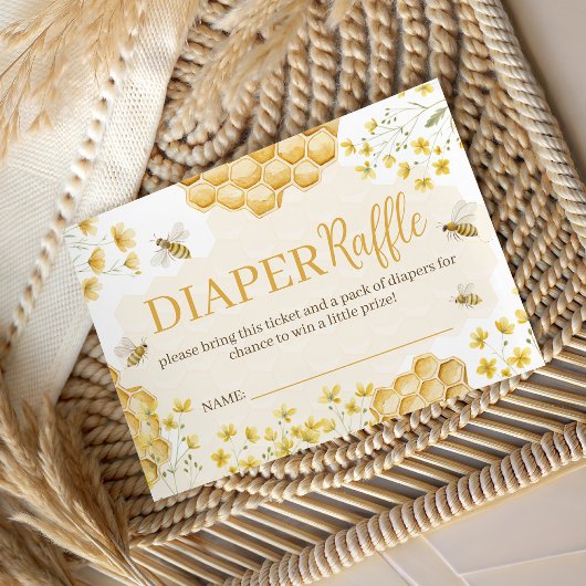 Little Honey Diaper Raffle Insert