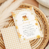 Little Honey Gingham Baby Shower Einladung