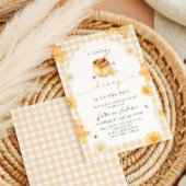 Little Honey Gingham Baby Shower Einladung