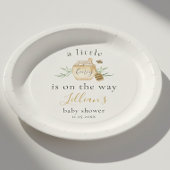 Little Honey Is On The Way Bee Baby Shower Welcome Pappteller