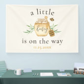 Little Honey On The Way Bee Baby Shower Banner (Messe)