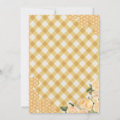 Little Honey Teddy Bear Mama-to-Bee Babydusche Einladung (Rückseite)