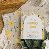 Little Honeybee Einladung zum Geburtstag