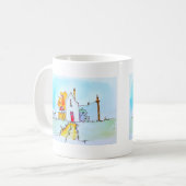Little House With Washing Kaffeetasse (Vorderseite Links)