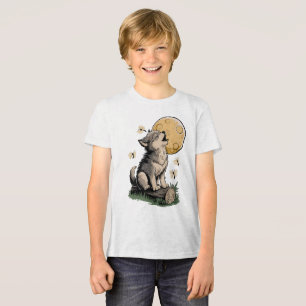 Little Howler - Wolf Cub und der Mond Tri-Blend Shirt