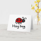 Little Hug Bug Karte (Gelbe Blume)