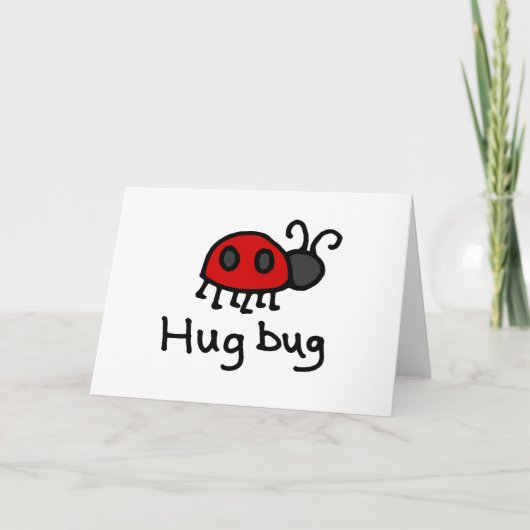 Little Hug Bug Karte (Vorderseite)