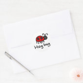 Little Hug Bug Runder Aufkleber (Umschlag)