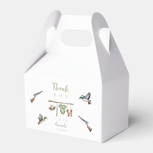 Little Hunter Baby Dusche Geschenkschachtel (Vorderseite)