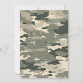 Little Hunter Baby Shower Invitation Einladung (Rückseite)