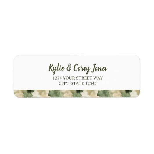 Little Hunter Duck Hunting Camo Boy Baby Shower (Vorne)