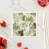 Little Hunter Duck Hunting Camo Boy Baby Shower Serviette (Beispiel)