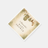 Little Hunter Woodland Baby Shower Serviette (Ecke)