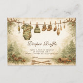 Little Hunter Woodland Diapper Raffle Begleitkarte (Vorderseite)