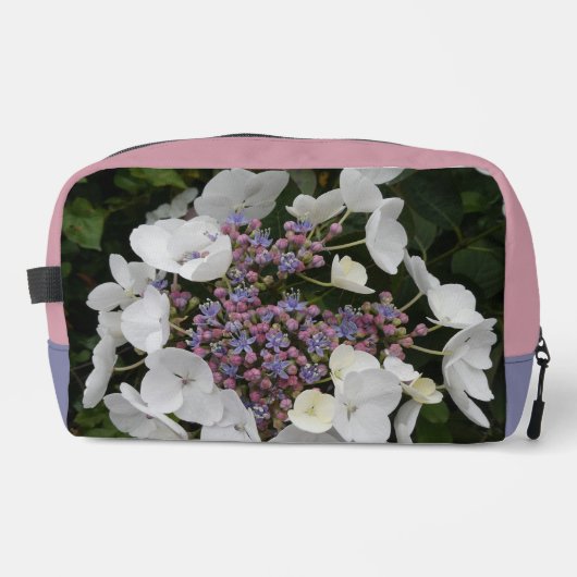 Little Hydrangea Blume Muster Toilettenpackung Waschbeutel (Vorderseite)