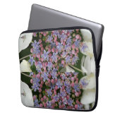 Little Hydrangea Flowers Muster Laptop Sleeve (Vorderseite Links)