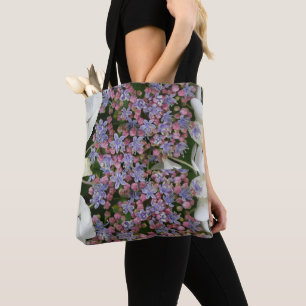 Little Hydrangea Flowers Muster Tote Bag Tasche