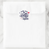 Little India Runder Aufkleber (Tasche)