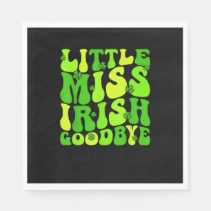 Little Irish Goodbye Irish Groovy St Patrick' Serviette