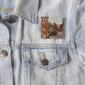 Little Italy, Cleveland Ohio Painting on a Button (Beispiel)