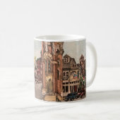 Little Italy, Cleveland Ohio Painting on a Tasse (VorderseiteRechts)