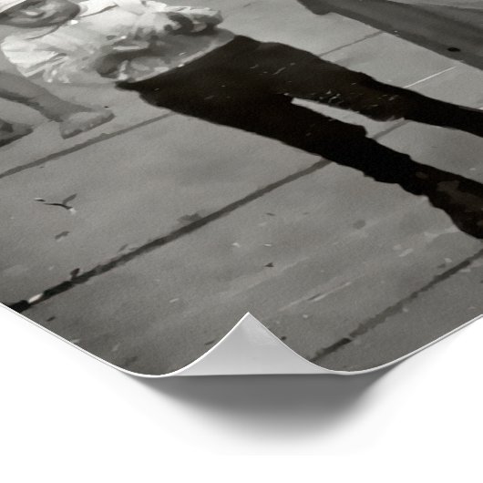 Little Italy - Mulberry Street - New York 1900 Poster (Ecke)