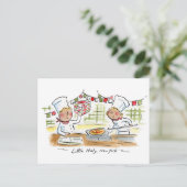 Little Italy, New York Postkarte (Stehend Vorderseite)