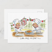 Little Italy, New York Postkarte (Vorne/Hinten)