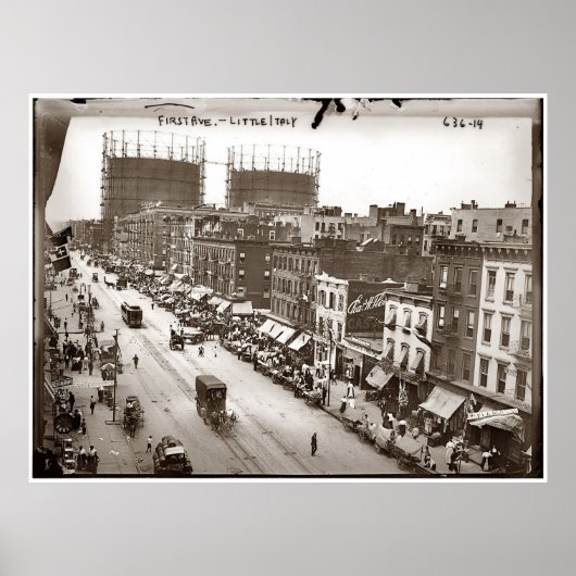 Little Italy NYC Fotograf (1908) Poster (Vorne)