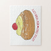 Little Italy NYC Italian Bakery Zeppole Pastry Puzzle (Vertikal)