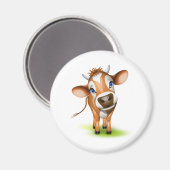 Little Jersey Kuh Magnet (Vorderseite/Rückseite)