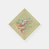 Little Joey Baby Shower Serviette (Ecke)