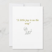 Little Joy! Einladung (Rückseite)