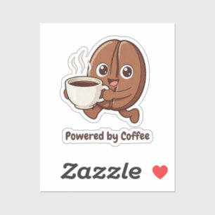Little Kaka – Angetrieben von Kaffee Aufkleber
