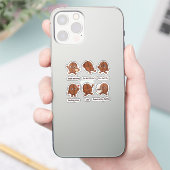 Little Kakas Arbeitsalltag Aufkleber (Telefon)