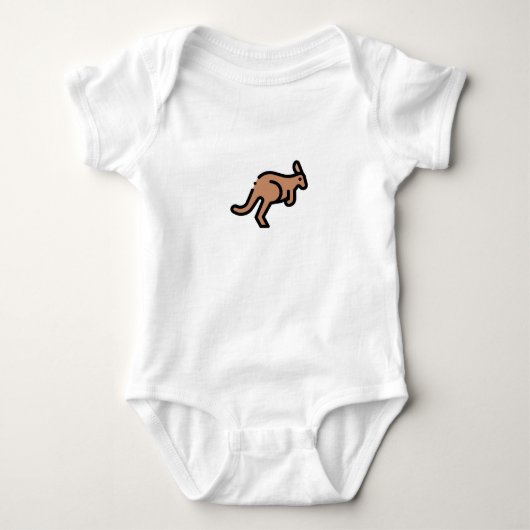 Little Kangaroo Baby Strampler (Vorderseite)