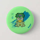 Little Kappa Yokai Button (Vorderseite)