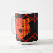 Little Kariert Story Book Bär Kaffeetasse (Vorderseite Links)