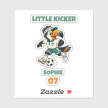 Little Kicker Custom-Tukan-Fußball-Maskottchen