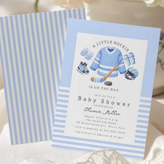 Little Kicker Soccer Baby Shower Invite Einladung