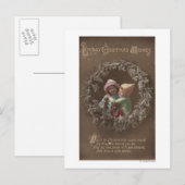 Little Kids Embracing Postkarte (Vorne/Hinten)