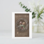 Little Kids Embracing Postkarte (Stehend Vorderseite)