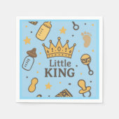 Little King Baby Shower Napkins Serviette (Vorderseite)