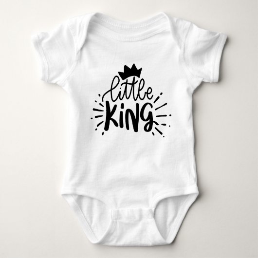 Little King Funny Spaß Bodysuits One Pieces (Vorderseite)