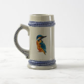 Little Kingfisher Bird Bierglas (Links)